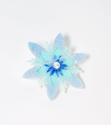 Snowflake Brooch Christmas Statement Jewelry for Women - Novelty Art Jewelry