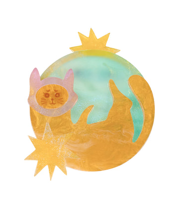 Meow-ry & Bright Brooch