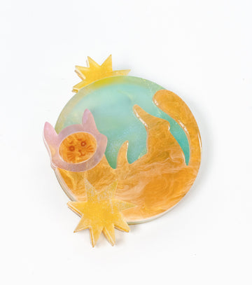 Christmas Ball Brooch Christmas Statement Jewelry for Women - Novelty Art Jewelry