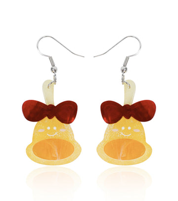 Christmas Bell Earrings Christmas Statement Jewelry for Women - Novelty Art Jewelry