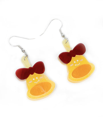 Christmas Bell Earrings Christmas Statement Jewelry for Women - Novelty Art Jewelry