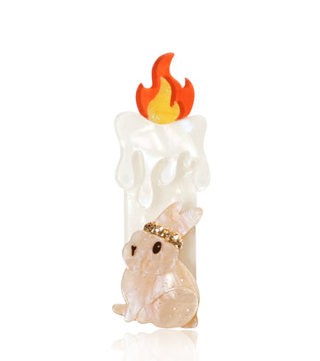 Candlelit Bunny Brooch