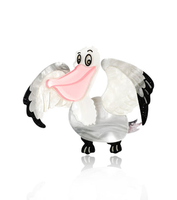 Jolly Pelican Brooch