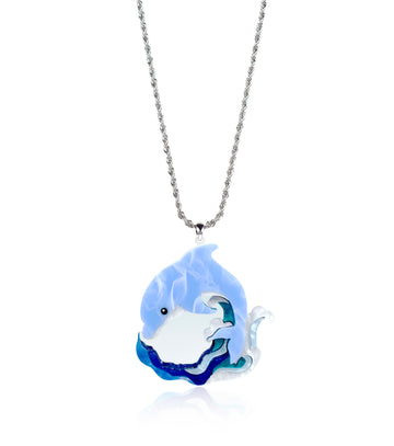 Pro Surfer Dolphin Necklace