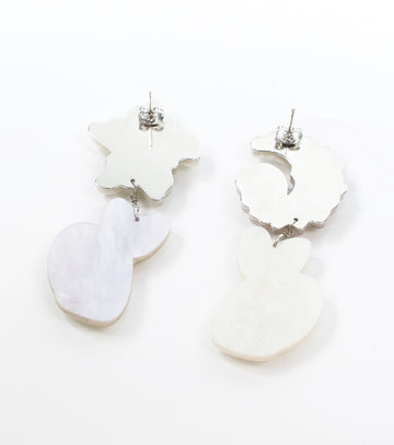 Midnight Spells Asymmetric earrings