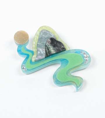 Great Green Escape Brooch
