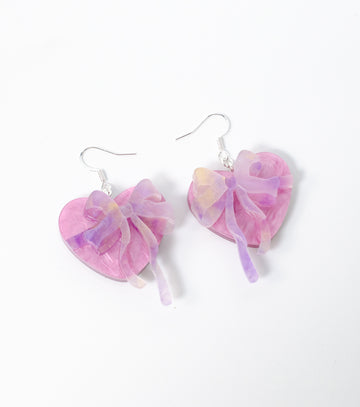 Sweet Peach Shimmer Earrings