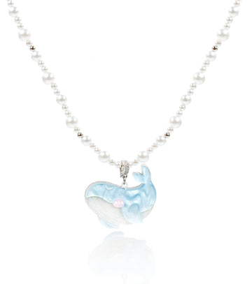 He Happy Wanderer Whale Necklace