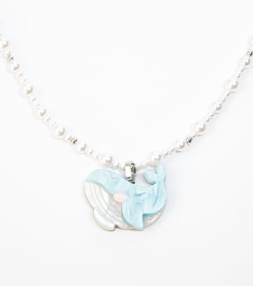 He Happy Wanderer Whale Necklace
