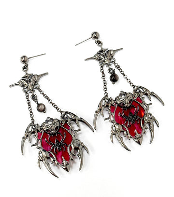 The Forbidden Heart earrings For Halloween