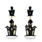 Ghost House Earrings Acrylic Resin Halloween Statement Jewelry for Women - Novelty Art Jewelry