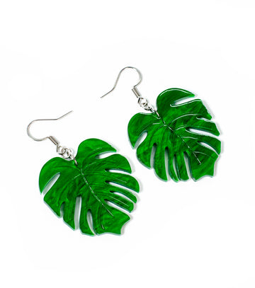 Electric Leaf Earrings