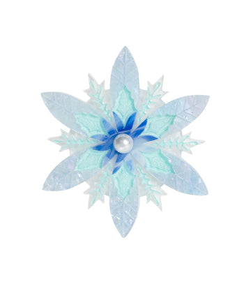 Snowflake Brooch Christmas Statement Jewelry for Women - Novelty Art Jewelry
