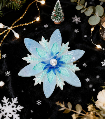Frosty Flora Brooch