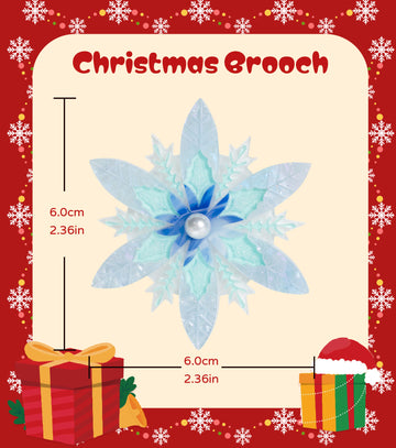 Frosty Flora Brooch