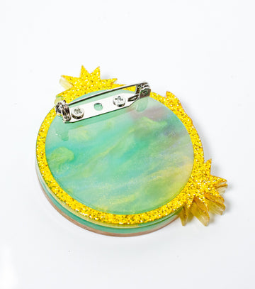 Christmas Ball Brooch Christmas Statement Jewelry for Women - Novelty Art Jewelry