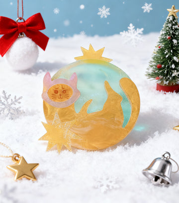 Meow-ry & Bright Brooch