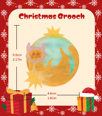 Meow-ry & Bright Brooch