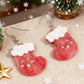 Toe-tally Happy Stockings Earrings