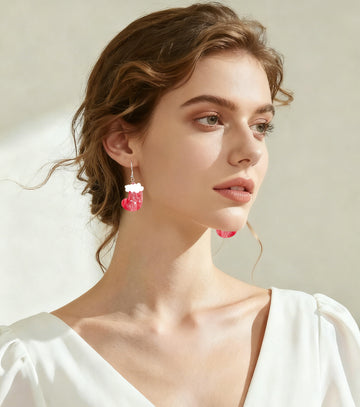 Toe-tally Happy Stockings Earrings