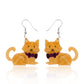Dapper Gingers Acrylic Earrings