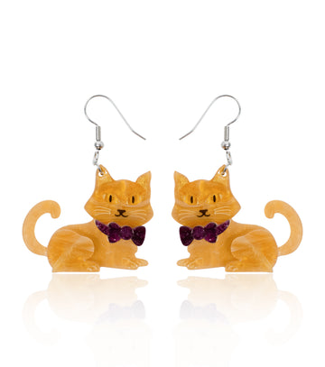 Dapper Gingers Acrylic Earrings