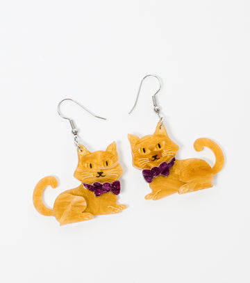 Dapper Gingers Acrylic Earrings