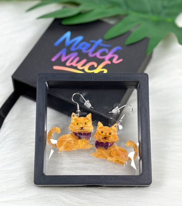 Dapper Gingers Acrylic Earrings