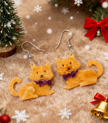 Dapper Gingers Acrylic Earrings