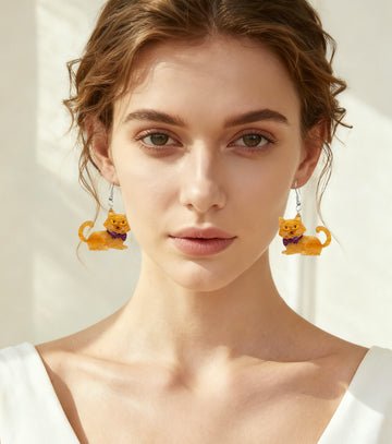 Dapper Gingers Acrylic Earrings