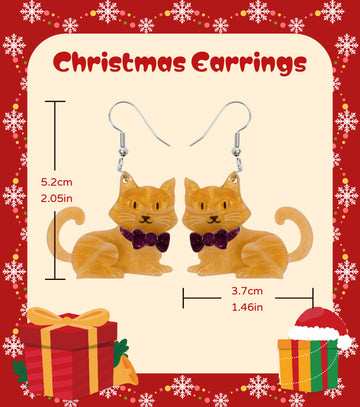 Dapper Gingers Acrylic Earrings