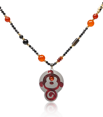 He Clever Monkey Necklace