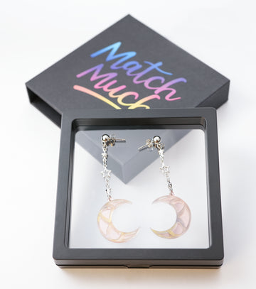 Mirror Moon & Star Earrings