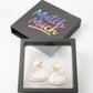 Moonlight White Swan Earrings