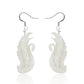 Aurora White Swan Earrings