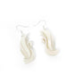 Aurora White Swan Earrings