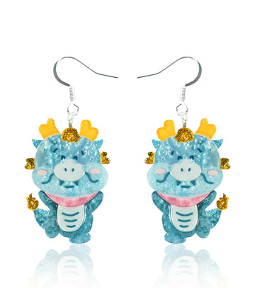 Sky-Blue Spirit Earrings