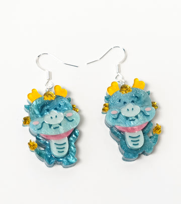 Sky-Blue Spirit Earrings