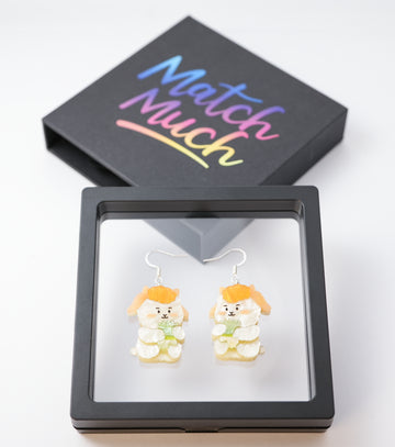 Fluffy Cloud Earrings