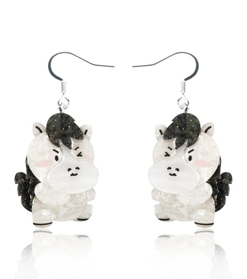 Monochrome Trotter Earrings