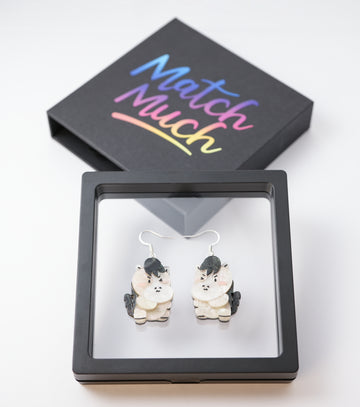 Monochrome Trotter Earrings