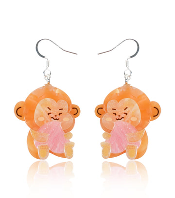Pink Peach Pal Earrings