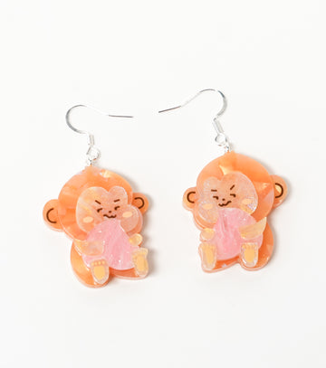 Pink Peach Pal Earrings