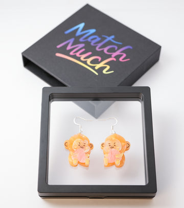 Pink Peach Pal Earrings