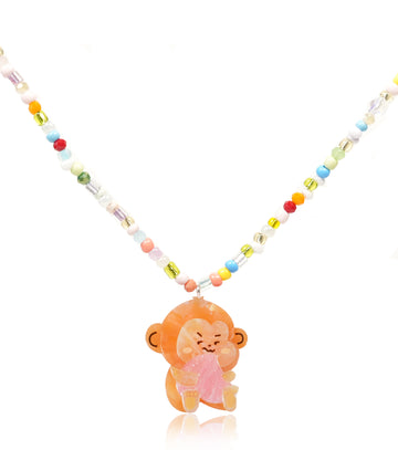 He Clever Monkey Necklace