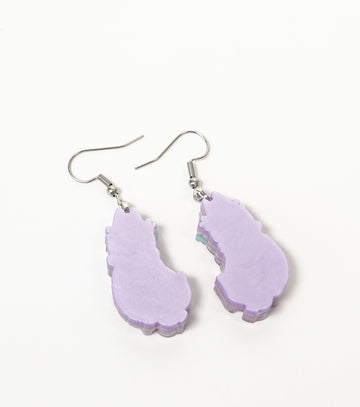 Egg-stra Lazy Bunny Earrings