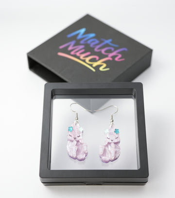 Egg-stra Lazy Bunny Earrings