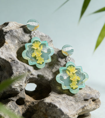 ade Window Spring Blooms Earrings