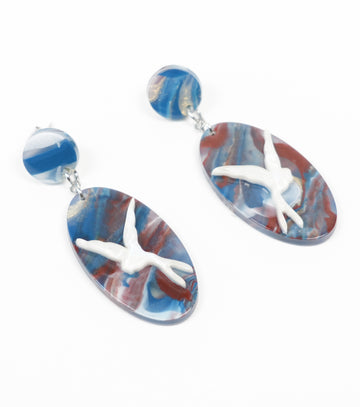 Ink & Indigo Earrings