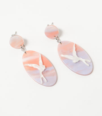 Peach Blossom Spring Earrings